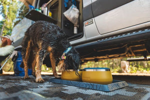 NEW! Basecamp Dog Bowl Mat - Non-Slip, Easy to Clean