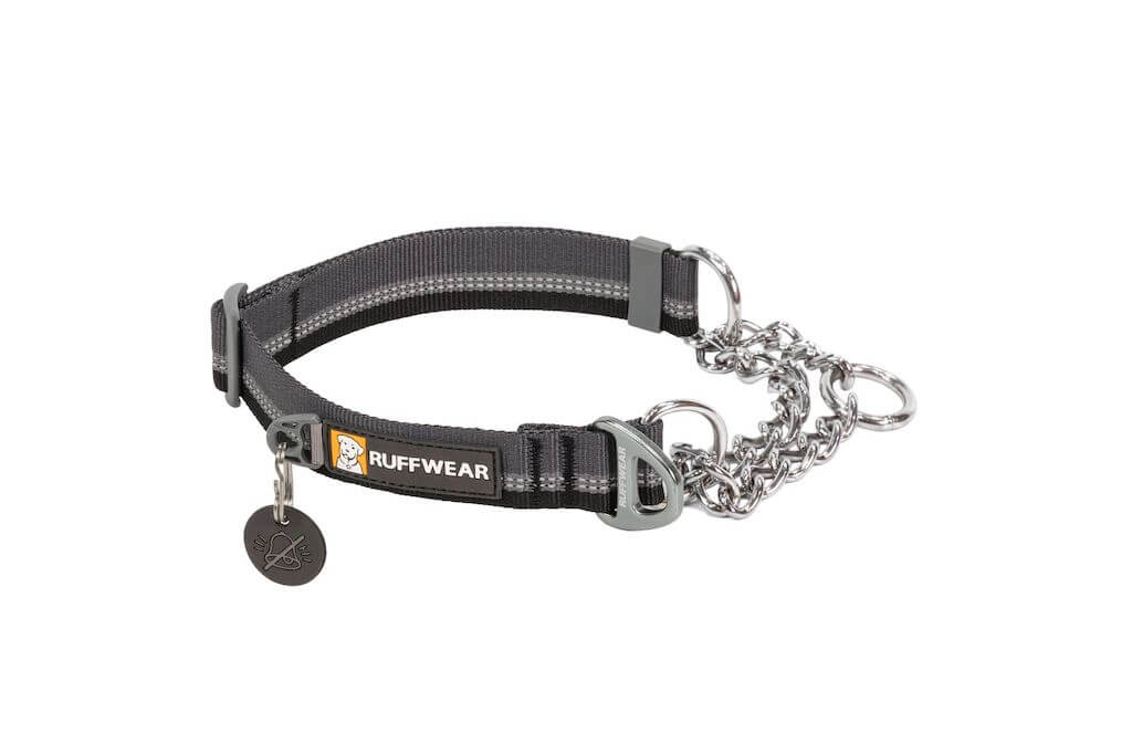 Ruffwear Chain Reaction Dog Collar in Basalt Grey