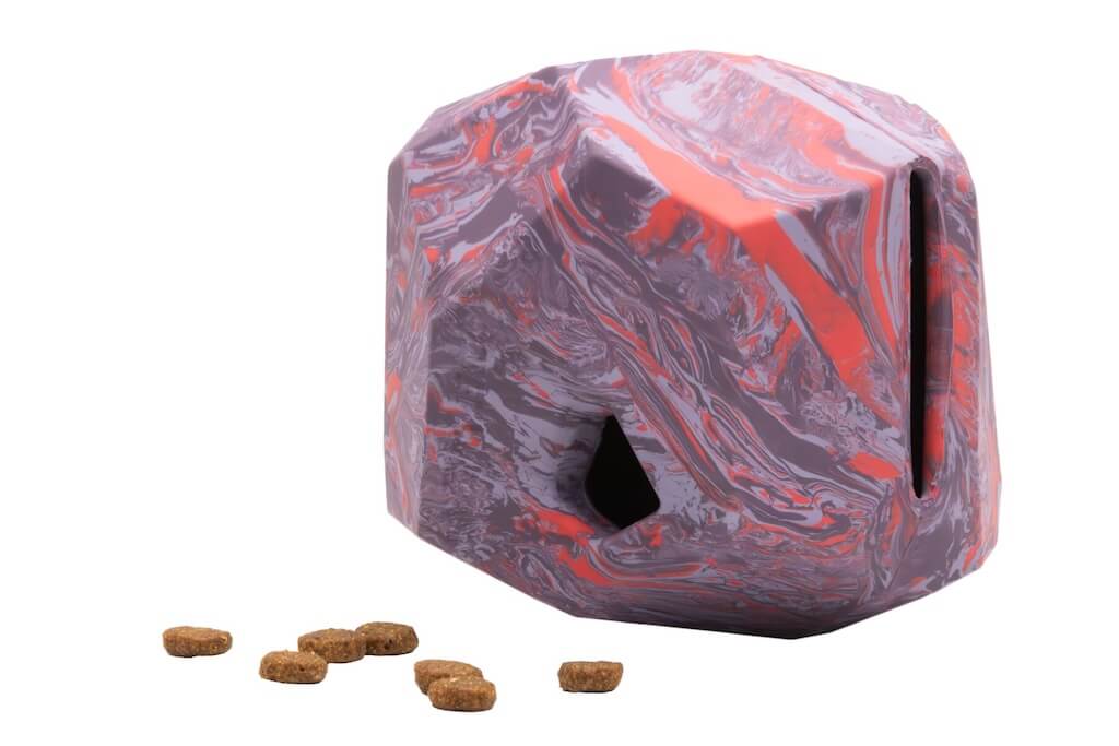 Gnawt-a-Rock - Treat-dispensing, Rubber Dog Toy
