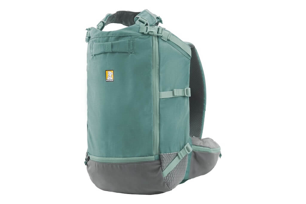 Ruffwear Hitch Hiker Dog Backpack in River Rock Green