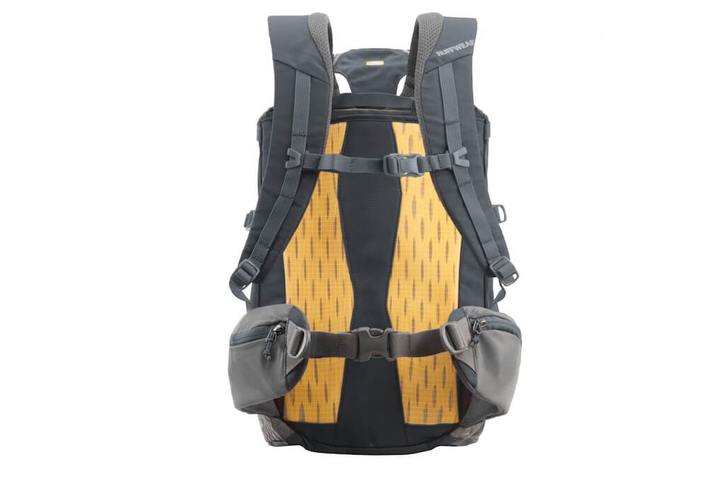 Ruffwear Hitch Hiker Backpack showing straps and backside