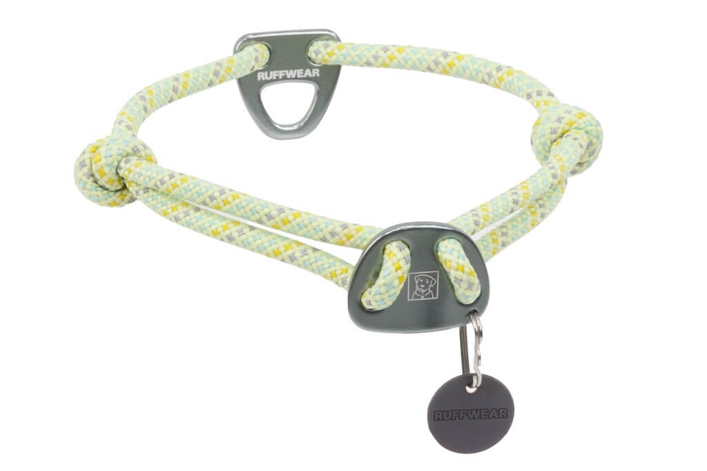 Ruffwear Knot-a-Collar Rope Dog Collar in Moss Green