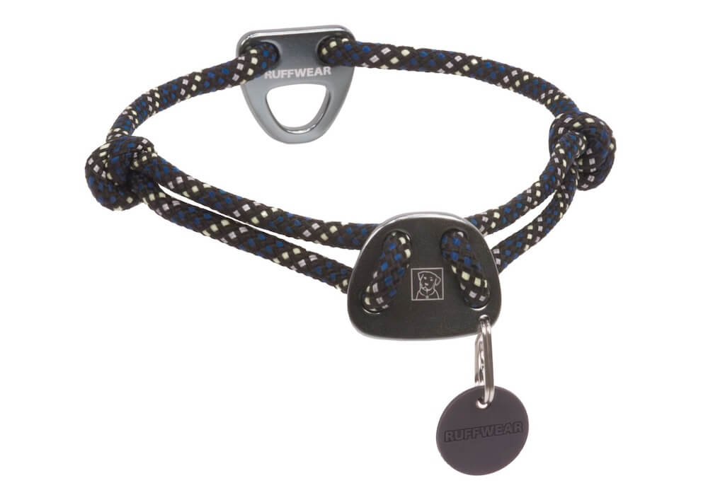 Ruffwear Knot-a-Collar Rope Dog Collar in Blue Pool
