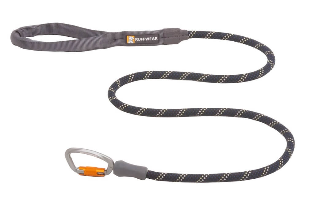 NEW 2025 DESIGN! Ruffwear Knot-a-Leash Rope Dog Lead - Reflective & Locking Carabiner