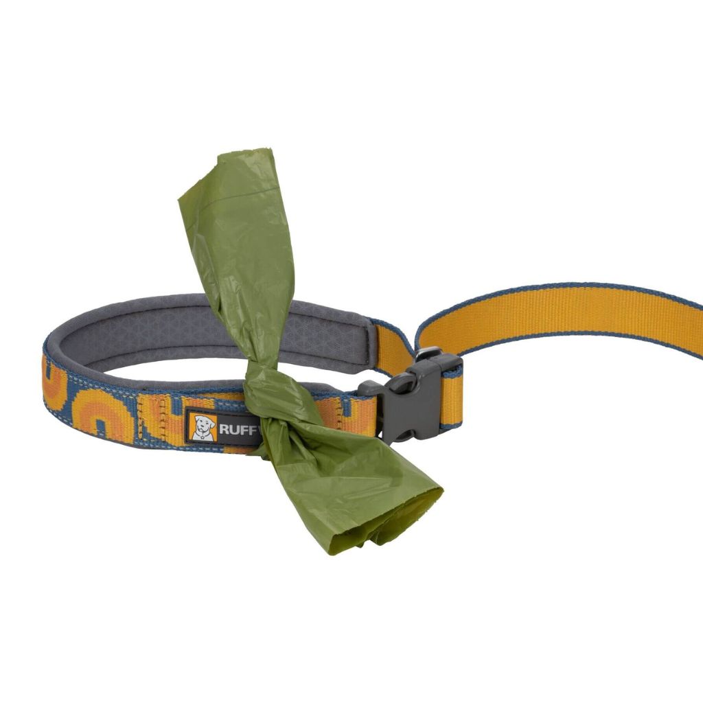 Ruffwear Crag Leash in Canon Oxbow pattern showing close up of handle