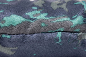 Ruffwear Basecamp Dog Bed in Tidal Teal close up of the fabric