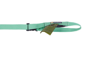 The Ruffwear Flagline Dog Leash has a small pocket on the handle that can hold 1-2 poop bags