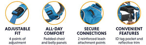 Ruffwear Front Range Harness highlighting key features