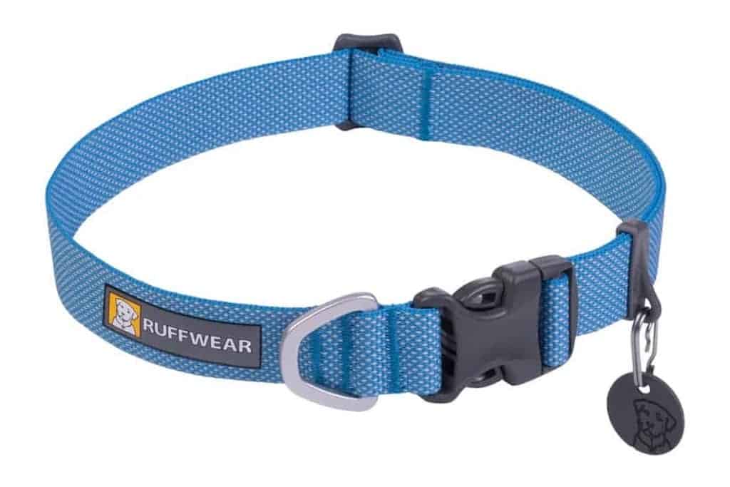 Ruffwear Hi and Light Dog Collar in Blue Dusk