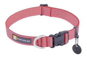 Ruffwear Hi & Light Dog Collar in Salmon Pink