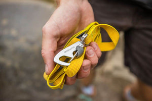 Ruffwear Hi and Light Leash showing how it packs away small