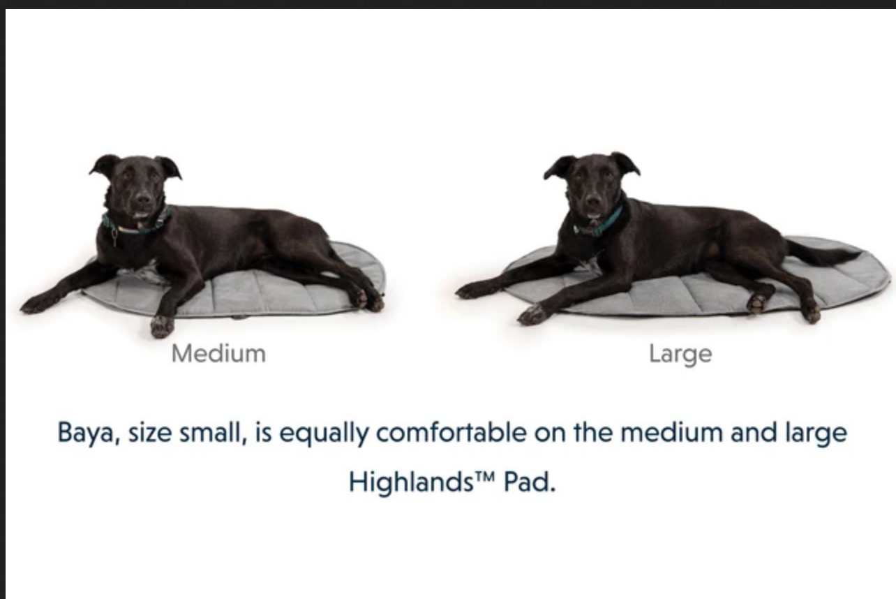 Ruffwear Highlands Pad - Lightweight Travel Dog Bed