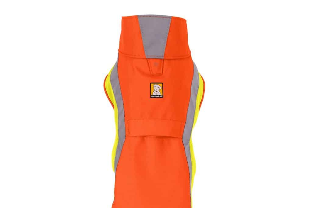 Ruffwear Lumenglow Hi Viz Dog Coat top view