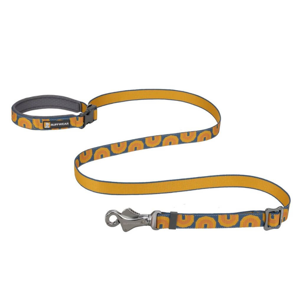 Ruffwear Crag EX Adjustable Dog Leash in Rising Wave Pattern