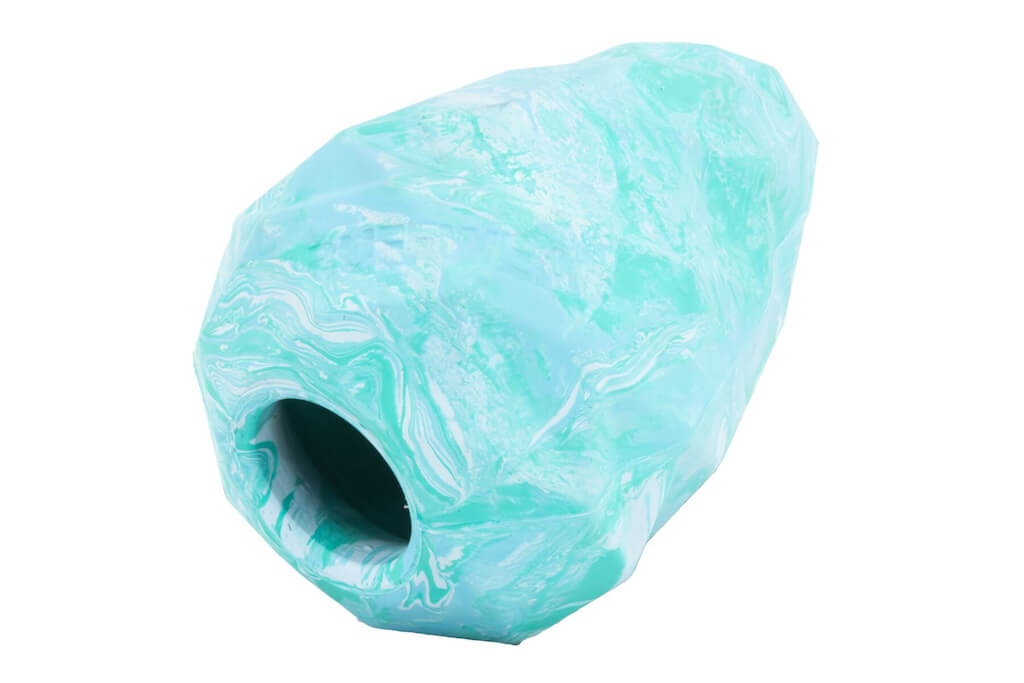 Ruffwear Gnawt-a-Cone Dog Toy in Glacial Blue