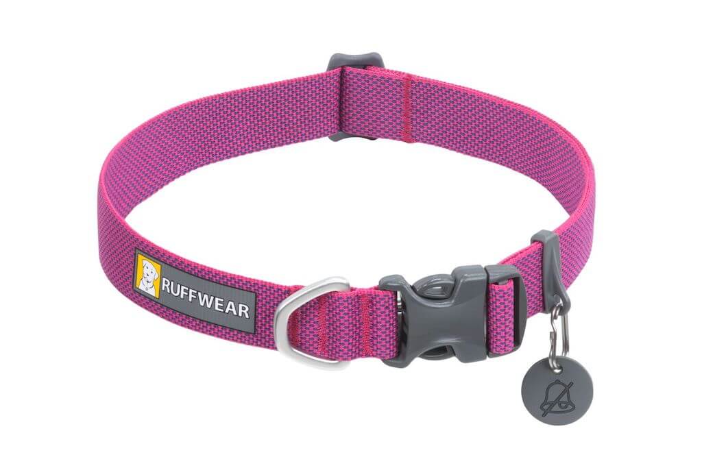 Ruffwear Hi and Light Collar in Alpenglow Pink