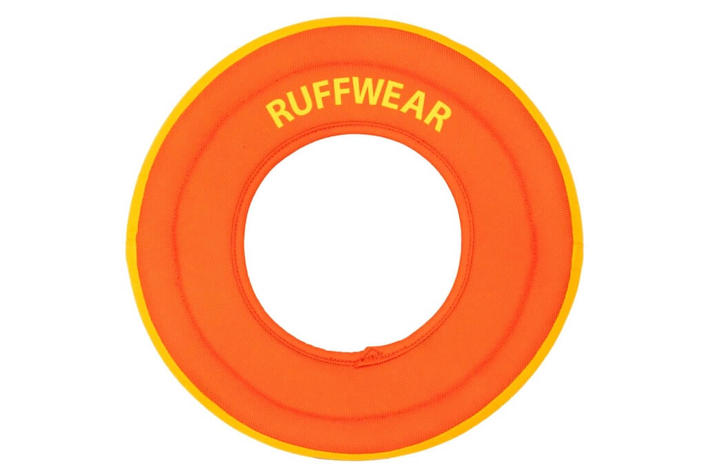 Ruffwear Hydro Plane Dog Toy in Tangelo Orange