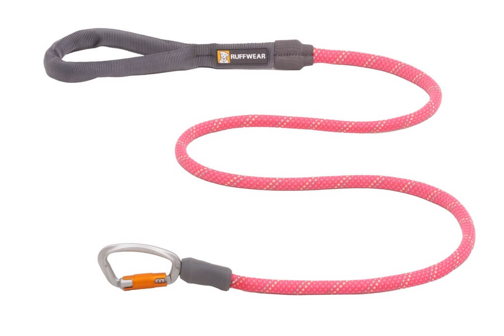 NEW 2025 DESIGN! Ruffwear Knot-a-Leash Rope Dog Lead - Reflective & Locking Carabiner