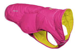 Ruffwear Quinzee Dog Coat in Fireweed Pink