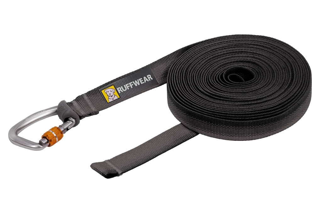Ruffwear Rogue Long Line dog leash in Basalt Grey