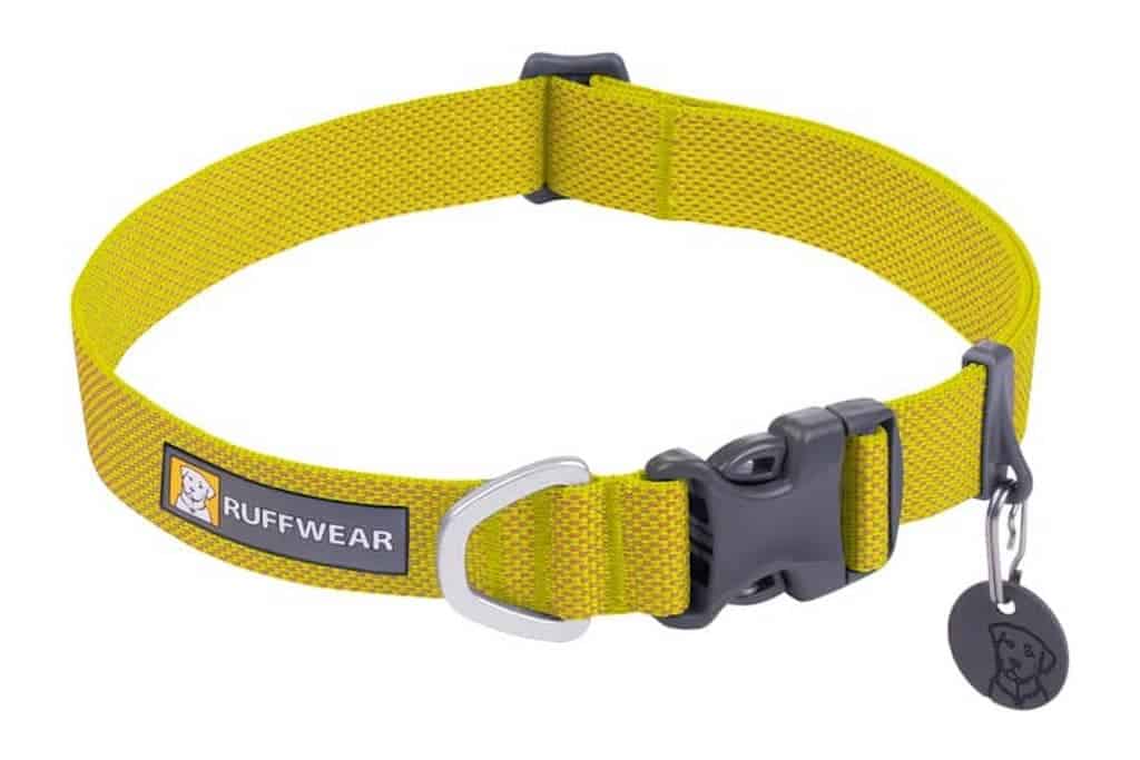 Ruffwear Hi & Light Dog Collar in Lichen Green