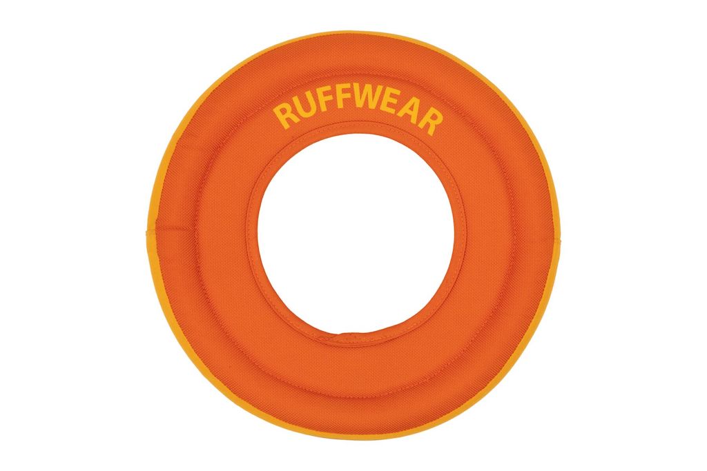 Ruffwear Hydro Plane dog toy in Campfire Orange